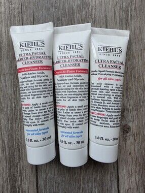 Kiehl's Ultra Facial Cleanser + Kiehl's Ultra Facial Barrier-Hydrating Cleanser